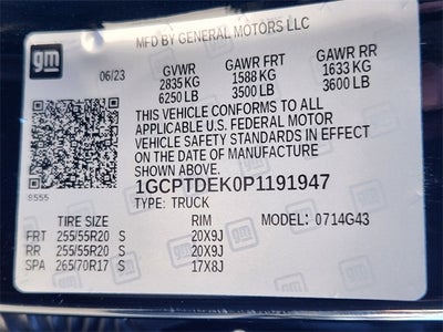 2023 Chevrolet Colorado Z71