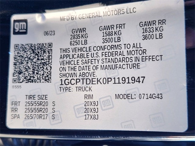 2023 Chevrolet Colorado Z71