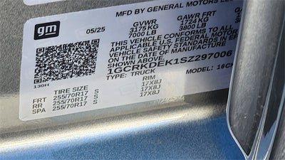 2025 Chevrolet Silverado 1500 LT LT1