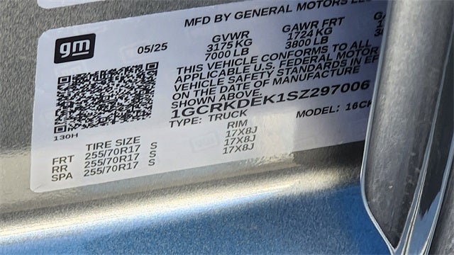 2025 Chevrolet Silverado 1500 LT LT1