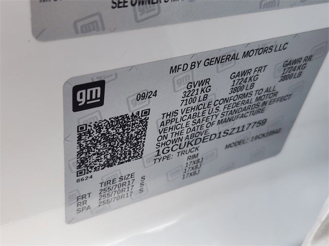 2025 Chevrolet Silverado 1500 LT LT1