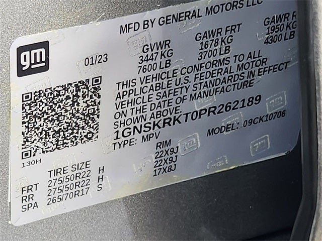 2023 Chevrolet Tahoe RST