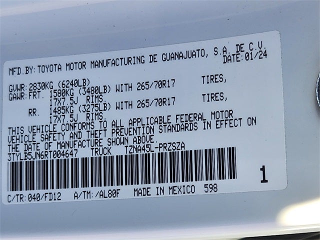 2024 Toyota Tacoma TRD Off-Road