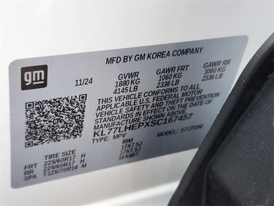 2025 Chevrolet Trax LT