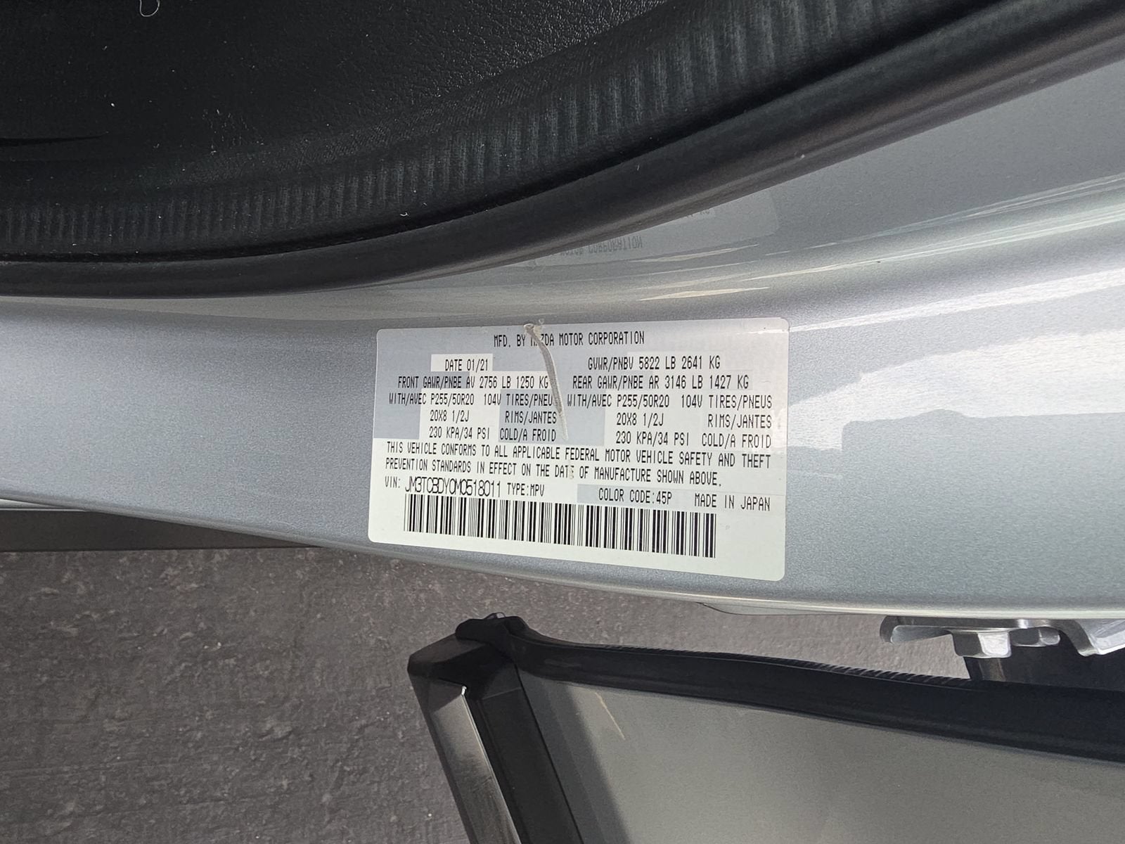 2021 Mazda Mazda CX-9 Grand Touring