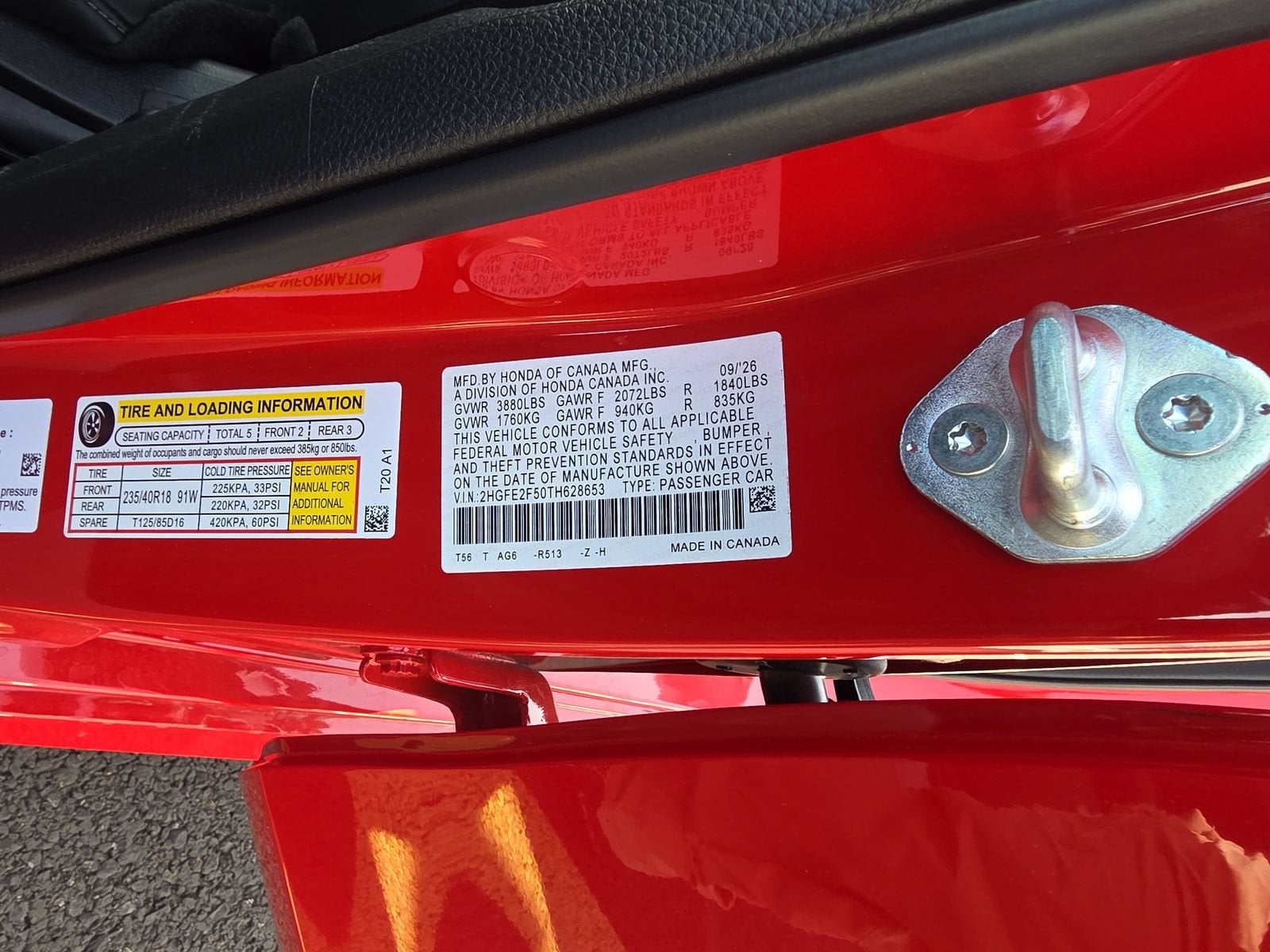 2026 Honda Civic Sport