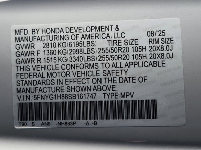 2025 Honda Pilot Elite