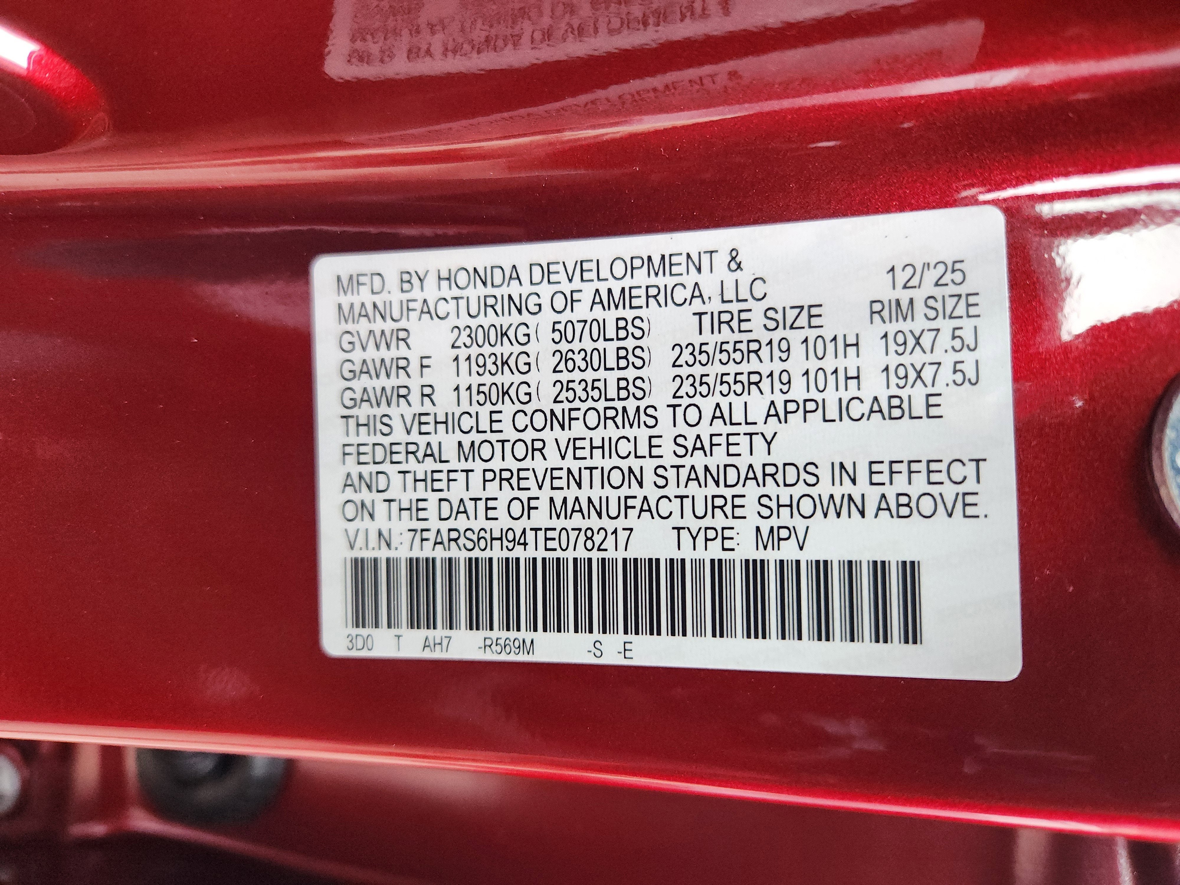 2026 Honda CR-V Hybrid Sport Touring