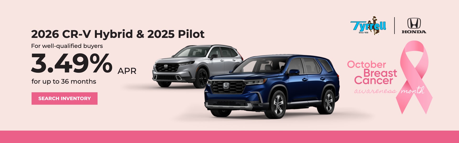 2026 CR-V Hybrid & 2025 Pilot