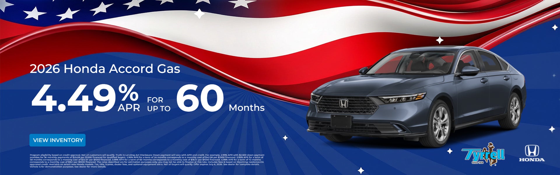 2026 Accord Gas