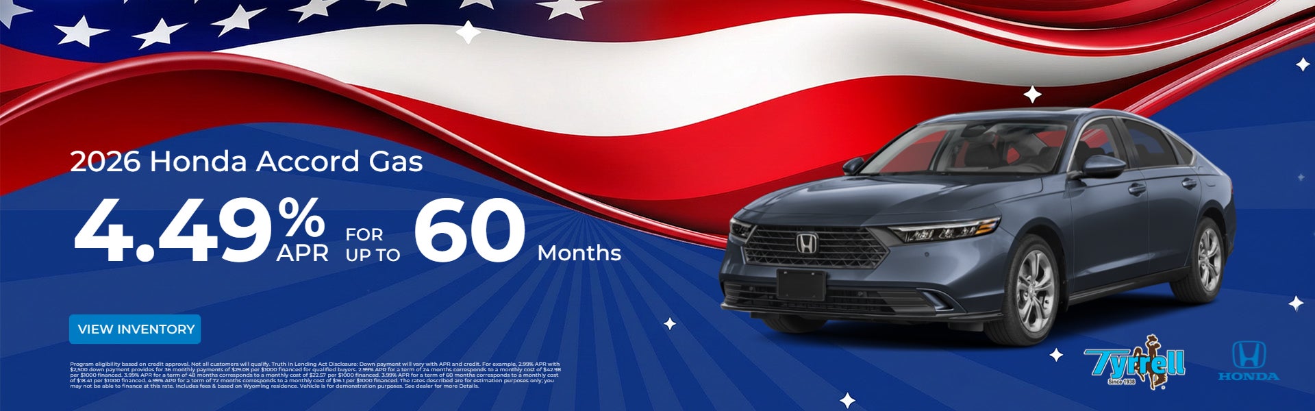 2026 Accord Gas