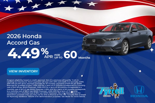 2026 Accord Gas