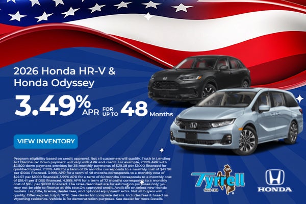 2026 Honda HR-V, Honda Odyssey