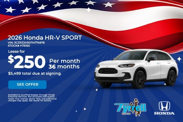 HR-V Offer