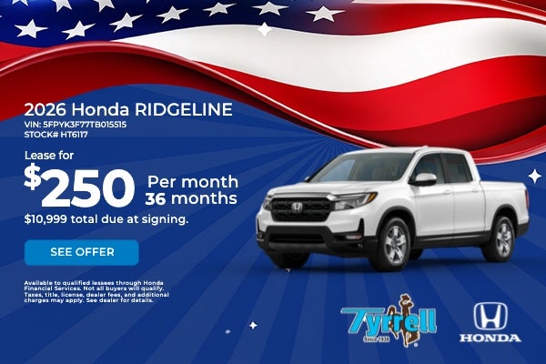 Ridgeline offer