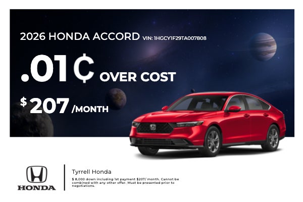 2026 HONDA ACCORD
