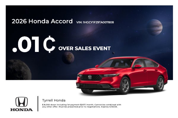 2026 HONDA ACCORD