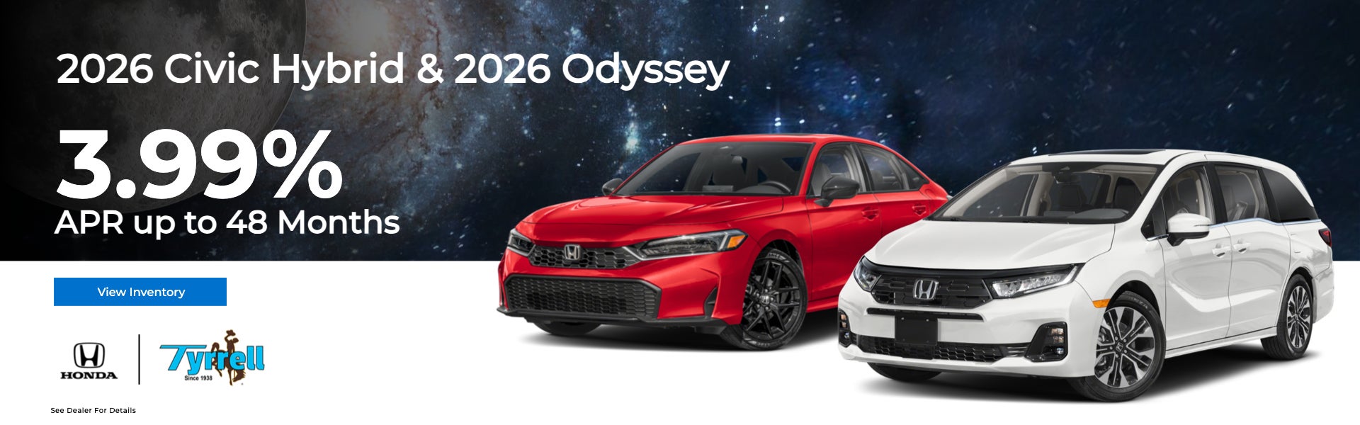 2026 Civic Hybrid & 2026 Odyssey